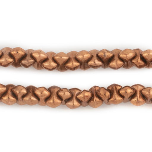 Copper Interlocking Anvil Beads (8mm) - The Bead Chest
