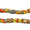 Oval Antique Venetian African Millefiori Trade Beads #15854