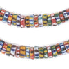 Mixed Chevron-Style Aja Krobo Beads (11mm)