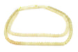 Yellow Saucer Afghani Jade Beads (6mm) - The Bead Chest