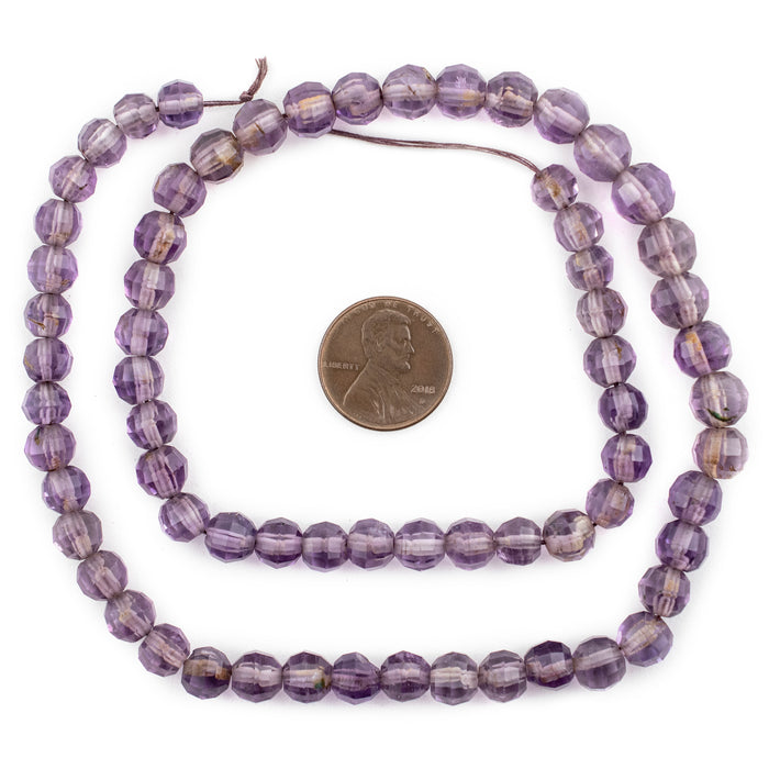 Graduated Faceted Amethyst Beads (6-9mm) - The Bead Chest