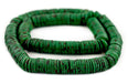 Emerald Green Bone Button Beads (14mm) - The Bead Chest
