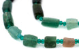 Rectangular Ancient Roman Glass Beads (Dark) - The Bead Chest