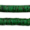 Emerald Green Bone Button Beads (14mm)