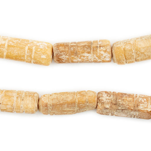 Antiqued Nigerian Camel Bone Beads (Tube) - The Bead Chest
