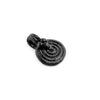 Midnight Black Baule-Style Spiral Charm