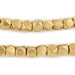 Brass Diamond Cut Beads (9mm, Large Hole) - The Bead Chest