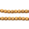 Dark Natural Tibetan Lotus Seed Mala Beads (8mm)