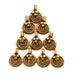 Antiqued Brass Baule-Style Spiral Charm - The Bead Chest