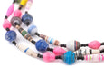 Entebbe Medley Recycled Paper Beads from Uganda (Long Strand) - The Bead Chest