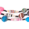 Entebbe Medley Recycled Paper Beads from Uganda (Long Strand)