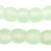 Pastel Green Recycled Glass Beads (18mm)