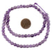 Cloudy Round Amethyst Beads (6mm) - The Bead Chest