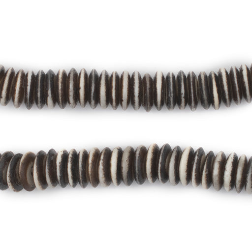 Brown Himalayan Bone Saucer Beads (10mm) - The Bead Chest