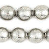 Silver Sphere Hollow Tribal Beads (18mm)