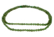 Green Faceted Cube Afghani Jade Beads (4mm) - The Bead Chest