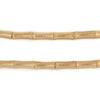Antiqued Brass Bamboo-Shaped Beads