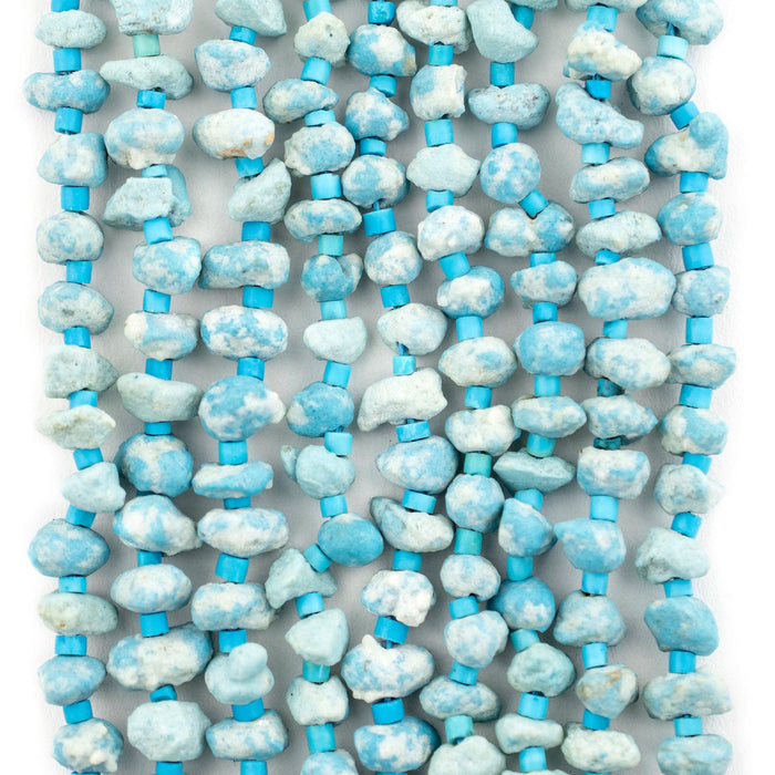 Middle Eastern Turquoise Nugget Beads (4-7mm) - The Bead Chest