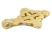 Brass Ethiopian Coptic Cross (39x28mm) - The Bead Chest