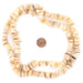 Cream Oval Chip Shell Beads (4-12mm) - The Bead Chest