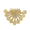 Brass Tribal Coin Dangle Pendant