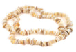 Cream Oval Chip Shell Beads (4-12mm) - The Bead Chest