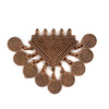 Antiqued Copper Tribal Coin Dangle Pendant