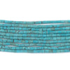 Cylindrical Nepali Turquoise Beads (4x3mm)