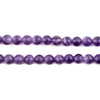 Earthy Round Amethyst Beads (6mm)