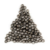 Gunmetal Round Crimp Beads (2.5mm, Set of 100)