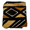 Earthy Bogolan Mali Mud Cloth (Bolo Design)