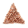 Copper Round Crimp Beads (2.5mm, Set of 100)