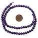 Dark Round Amethyst Beads (6mm) - The Bead Chest