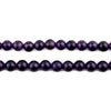 Dark Round Amethyst Beads (6mm)