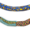 Antique Elbow Venetian Millefiori Trade Beads #12543