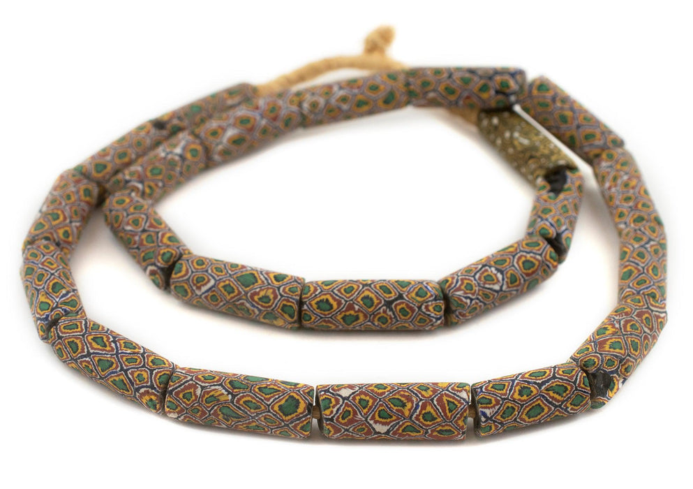 Antique Matching Venetian Millefiori Trade Beads #12542 - The Bead Chest