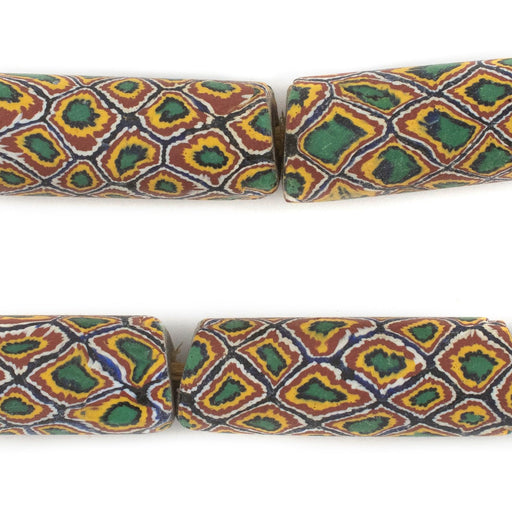 Antique Matching Venetian Millefiori Trade Beads #12542 - The Bead Chest