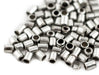 Silver Tube Crimp Beads (2mm, Set of 100) - The Bead Chest