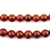 Dark Round Carnelian Beads (10mm)