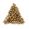 Brass Round Crimp Beads (3mm, Set of 100)