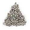 Silver Tube Crimp Beads (1.5mm, Set of 100)