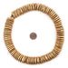 Gold Disk Coconut Shell Beads (20mm) - The Bead Chest