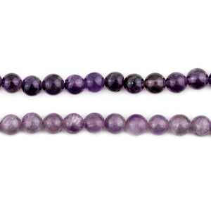 Round Amethyst Beads (6mm)