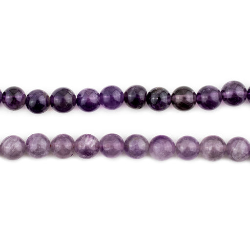 Round Amethyst Beads (6mm) - The Bead Chest