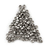 Silver Round Crimp Beads (2mm, Set of 100)
