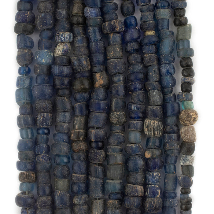 Blue Ancient Djenne Nila Glass Beads (Limited Edition) - The Bead Chest