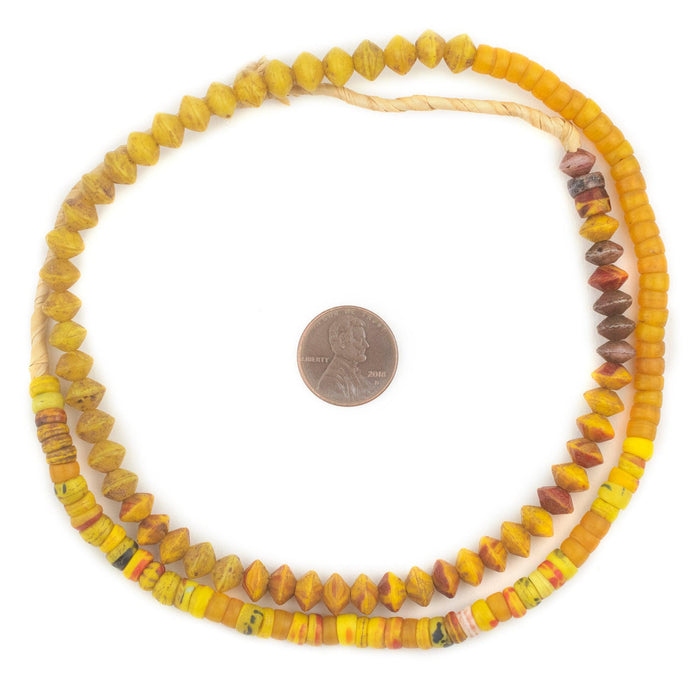 Vintage Kakamba Prosser Beads (7-9mm) #12679 - The Bead Chest