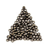 Gunmetal Round Crimp Beads (2mm, Set of 100)