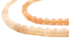 Peach Orange Round Aventurine Beads (6mm) - The Bead Chest
