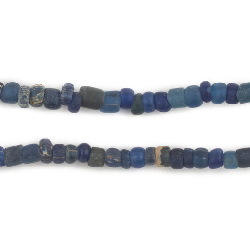 Blue Ancient Djenne Nila Glass Beads #12575 - The Bead Chest